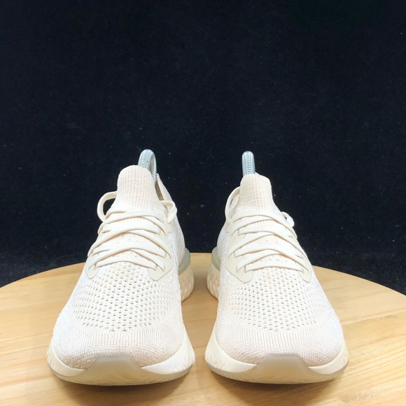 Nike Women's Epic React Flyknit Running Shoes Beige AQ0070-201 Size 6.5 US - Picture 2 of 10